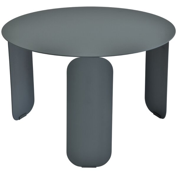 Šedý kovový zahradní konferenční stolek Fermob Bebop 60 cm