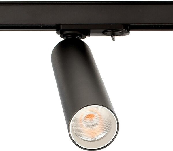 Deko-Light 1-fázový kolejnicový systém bodové svítidlo - Slim, 5W, DIM, 2700 K, černá 707202
