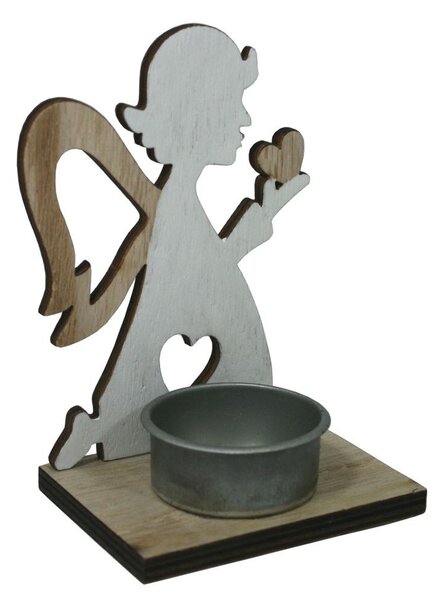 Svícen andělíček bílý 11,5cm 9305229