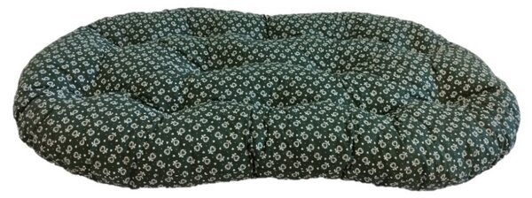 Polštář pro domácí mazlíčky - zelená srdíčka - 100 x 55 cm