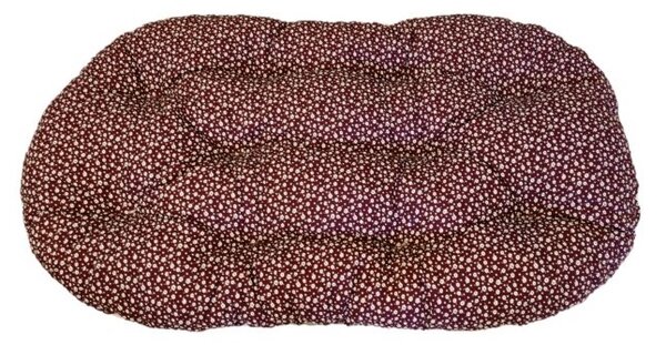 Polštář pro domácí mazlíčky - fialové kytičky - 100 x 55 cm
