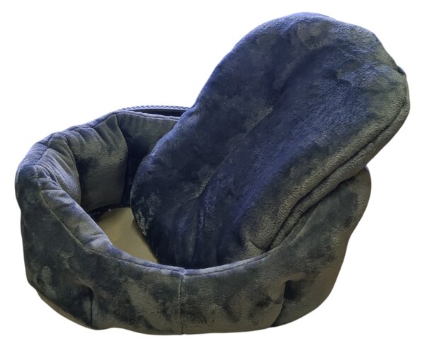 Pelech pro domácí mazlíčky - šedý fleece - 45 x 30 cm