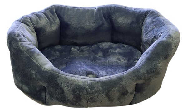 Pelech pro domácí mazlíčky - šedý fleece - 45 x 30 cm