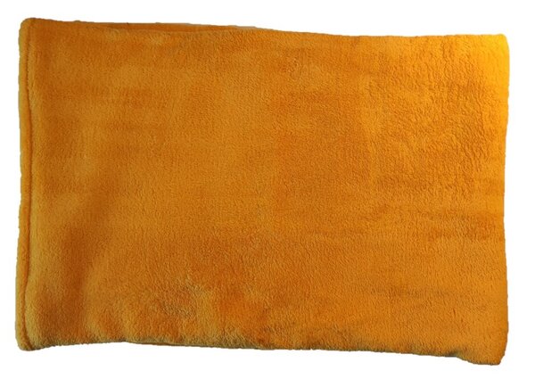 Deka coral fleece - žlutá - 120 x 150 cm