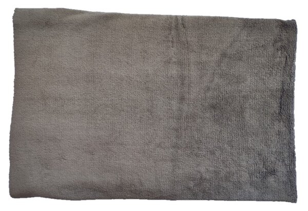 Deka coral fleece - hnědošedá - 120 x 150 cm