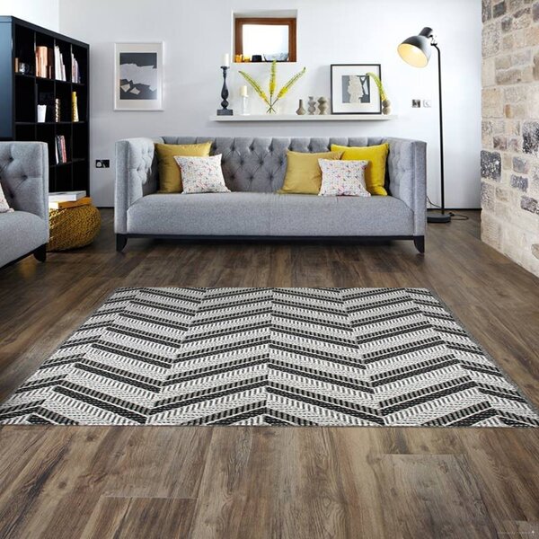 Berfin Dywany, Kusový koberec Lagos 1088 Silver (Grey), 80x150, šedá, chodba / předsíň