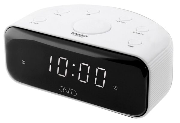 JVD SB900.3 - Stále svítící budík se dvěma budícími časy a možností regulace jasu