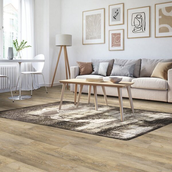 Berfin Dywany, Kusový koberec Zara 8372 Beige Star, 140x190, hnědá, kancelář