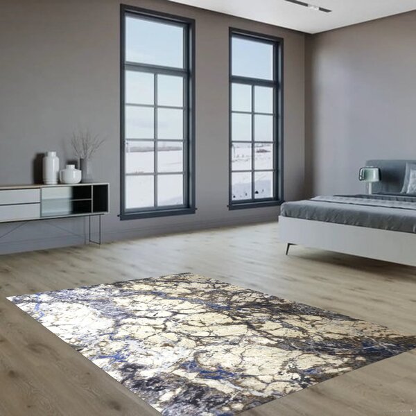 Berfin Dywany, Kusový koberec Lexus 9101 Beige Blue, 140x190, modrá, ložnice
