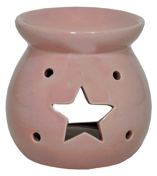 Aroma lampa růžová hvězda 10cm 9000350