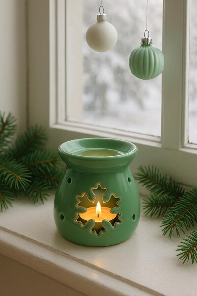 Aroma lampa mint vločka 8cm 9000365