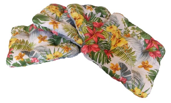 Podsedák na židli foukaný se šňůrkou - 40 x 40 - Honolulu - sada 4 ks