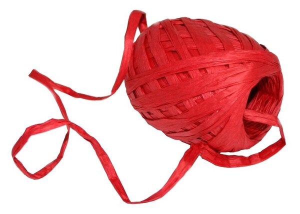 Papírová stuha vázací 30m - Raffia vínová 7002326-0
