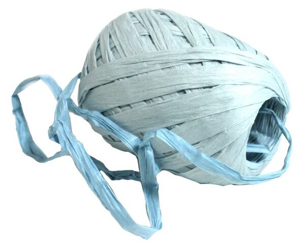 Papírová stuha vázací 30m - Raffia světle modrá 7002331