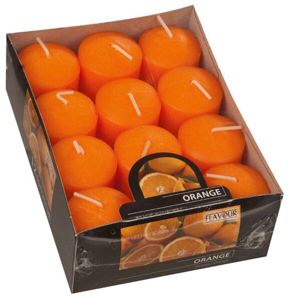 Votivní svíčka vůně pomeranče 6 ks/bal 9000304
