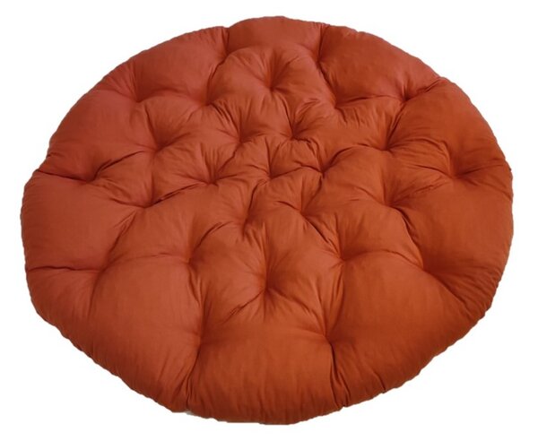 Polstr na křeslo papasan 110 cm - skořicová