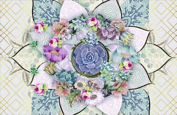 Prostírání plastové Mandala 4ks/bal 1000632