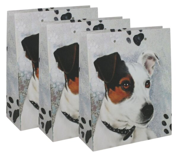3ks Dárkových tašek L - Jack Russell 8600047