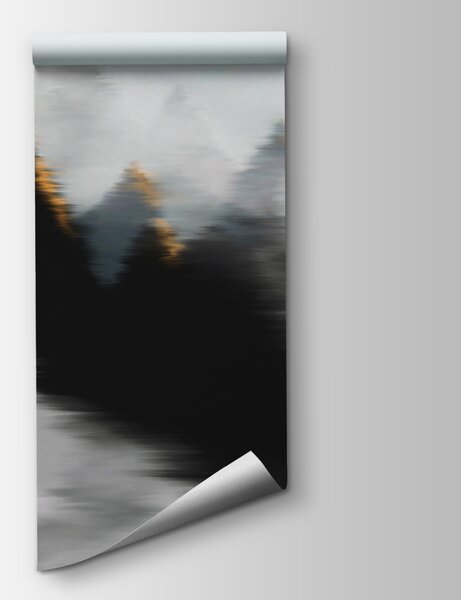 Fototapeta Mlžný les se stromy, Fototapety s mlžným lesem, Populární fototapety, t00249 - Tapeko.co.cz