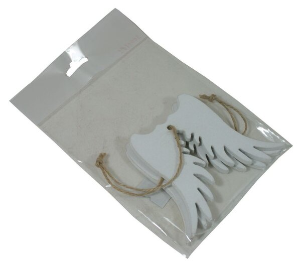 Dekorace závěsná křídla 10 cm -2 ks 3001383