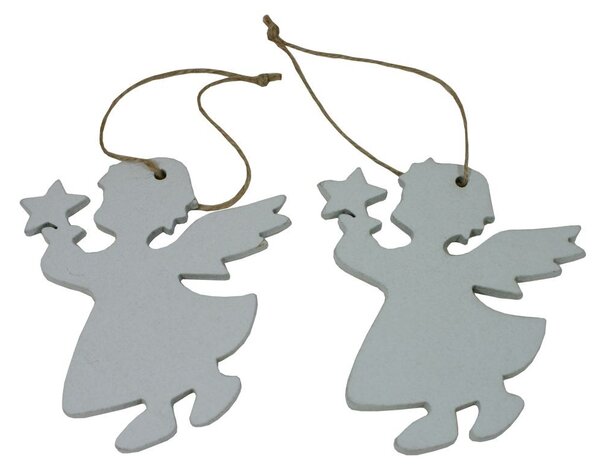 Dekorace závěsná andělé 10 cm -2 ks 3001392