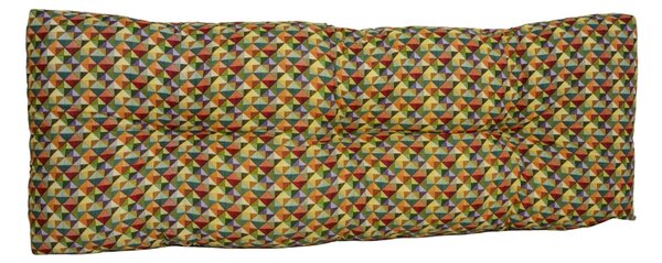 Polstr na paletový nábytek - 120 x 40 cm - barevná mozaika