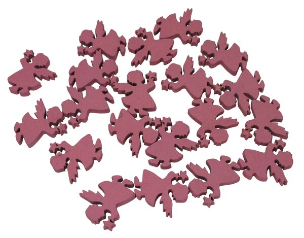 Dekorace sobíci růžoví 3cm/20ks 3001916