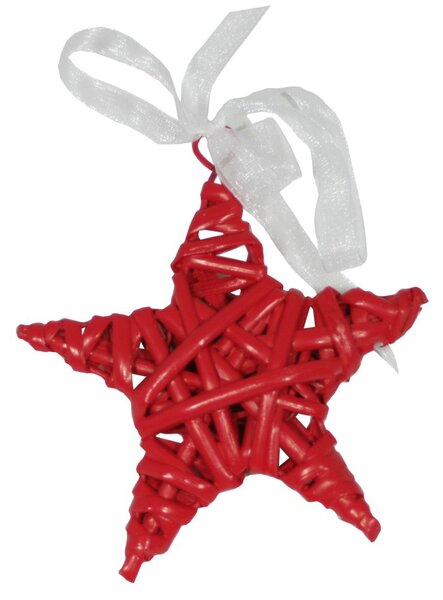 Hvězda ratan červená 10cm 3003327