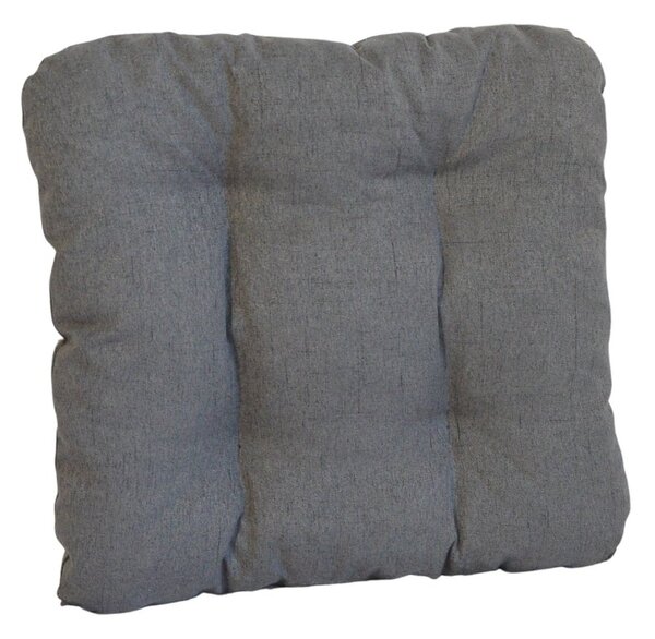 Podsedák na židli foukaný se šňůrkou - 40 x 40 - šedý melír - sada 4 ks