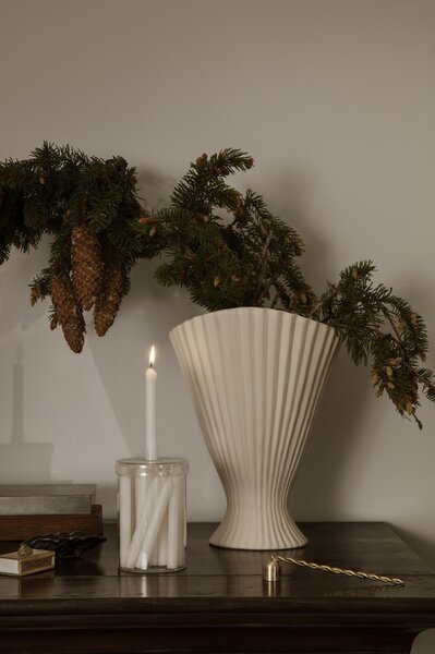 Designová váza Fountain Off White