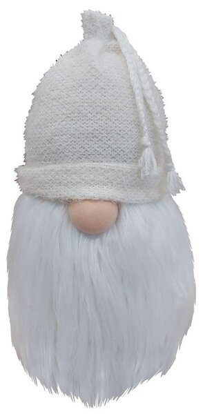 Skřítek bílý s čepicí 39cm 3000063