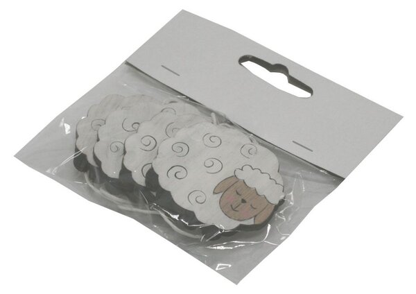 Dekorace závěsné ovečky 5cm/4ks 4000220