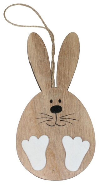 Závěsný zajíček hnědý 12cm 4000113