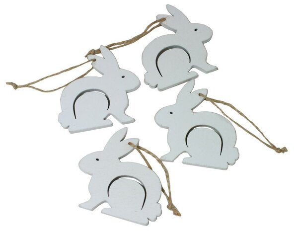Závěsná dekorace Zajíčci 6cm/4 ks 4000215