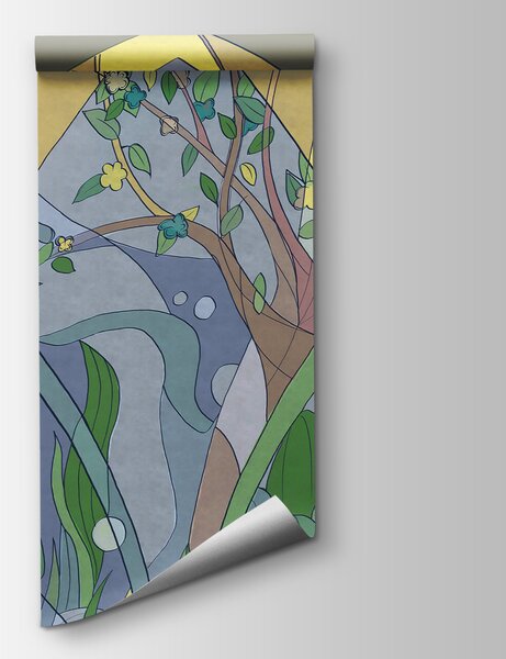 Fototapeta Barevné umění stromů a rostlin, Přírodní fototapety, Populární fototapety, t00269 - Tapeko.co.cz