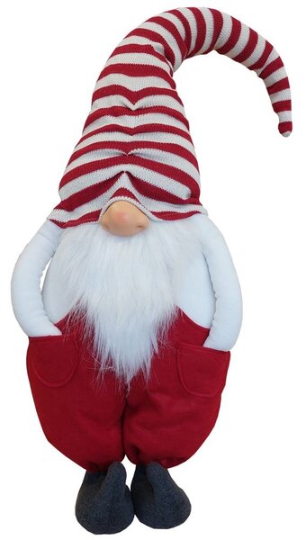 Skřítek XL s pruhovanou čepicí 94cm 3000083