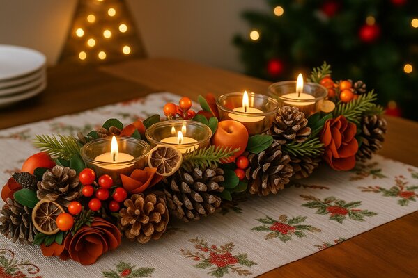 Adventní věnec Staročeský 44cm 3001209