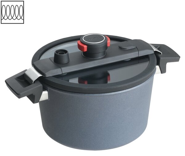 Titanový Polotlakový hrnec Diamond Active Lite 20 cm na indukci - WOLL