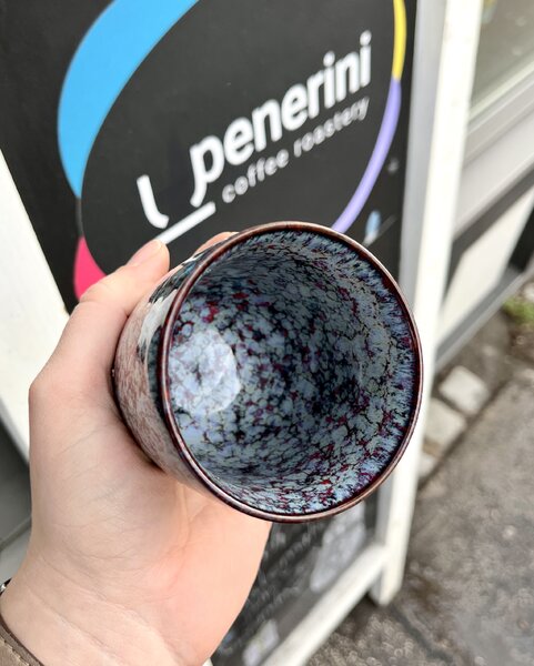 Penerini coffee BIG Egg Keramický šálek Universe 250 ml