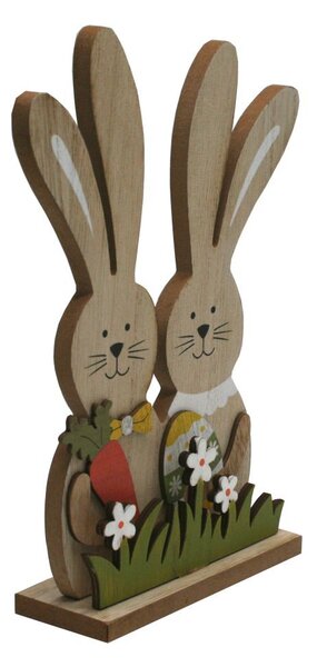 Zajíčkové duo dřevěné 24cm 4000076