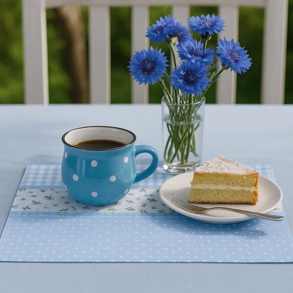 Prostírání plastové Lilly světle modré 4ks/bal 1000669