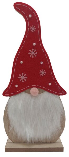 Dřevěný skřítek vousatý 27cm 2009349