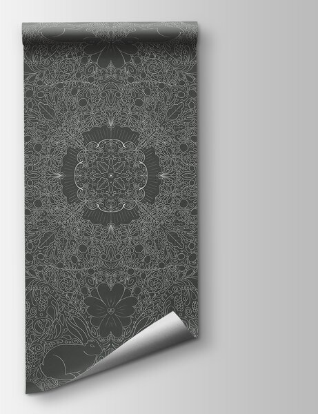 Fototapeta Šedý a bílý vzor, Fototapety se zvířaty, Populární fototapety, t00351v2 - Tapeko.co.cz