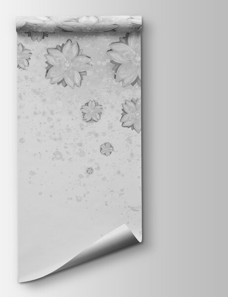 Fototapeta Bílé květy na bílém povrchu, 3D květinové fototapety, Populární fototapety, t00356v1 - Tapeko.co.cz