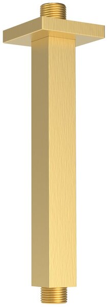 Sapho Sapho, Stropní sprchové ramínko, hranaté, 200mm, zlato mat, 1205-07GB