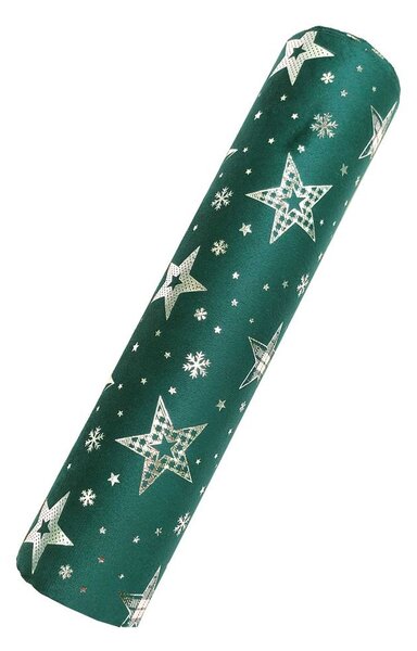 Běhoun sametový s hvězdami zelený 28cm x 3m 8701302A