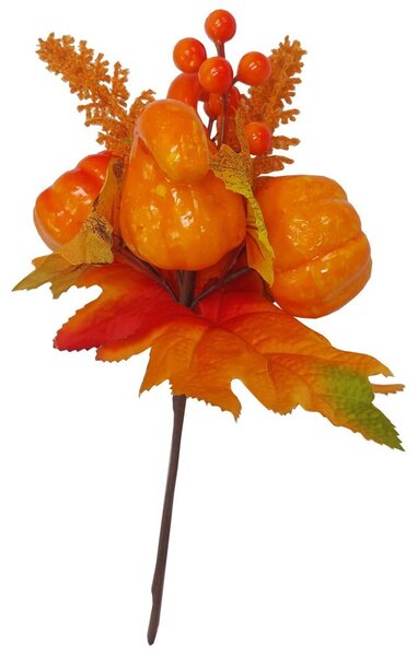 Podzimní větvička dýně 30cm 2001023