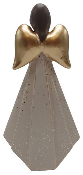 Dekorační anděl se zlatými křídly 31cm 3130047