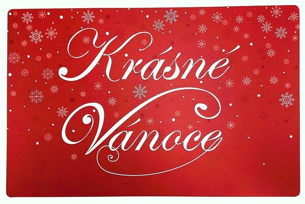 Prostírání plastové Krásné vánoce 4ks/bal 1000676