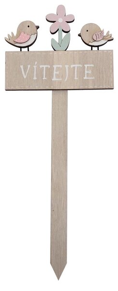 Zapichovátko vítejte - ptáčkové 4000103 37cm